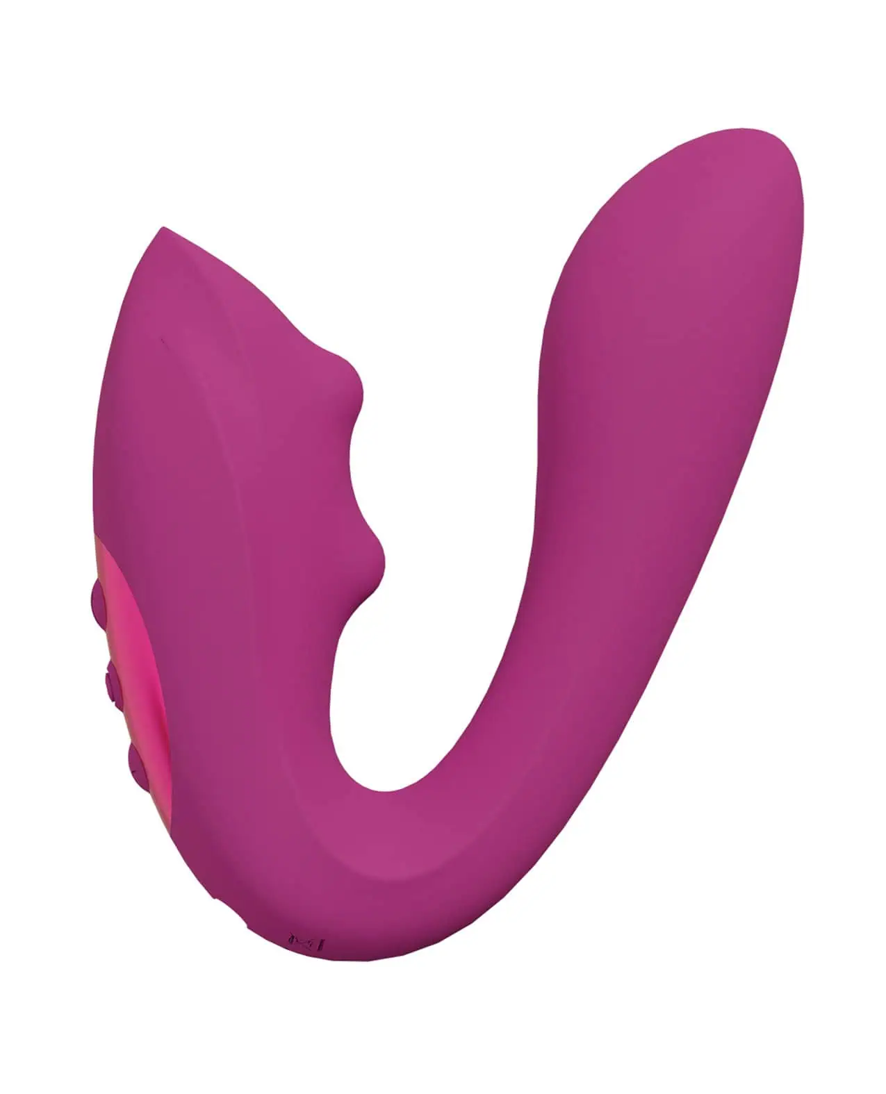 Shots Yuki Dual Action G-Spot Vibrator w/Massaging Beads - Pink - Image 3