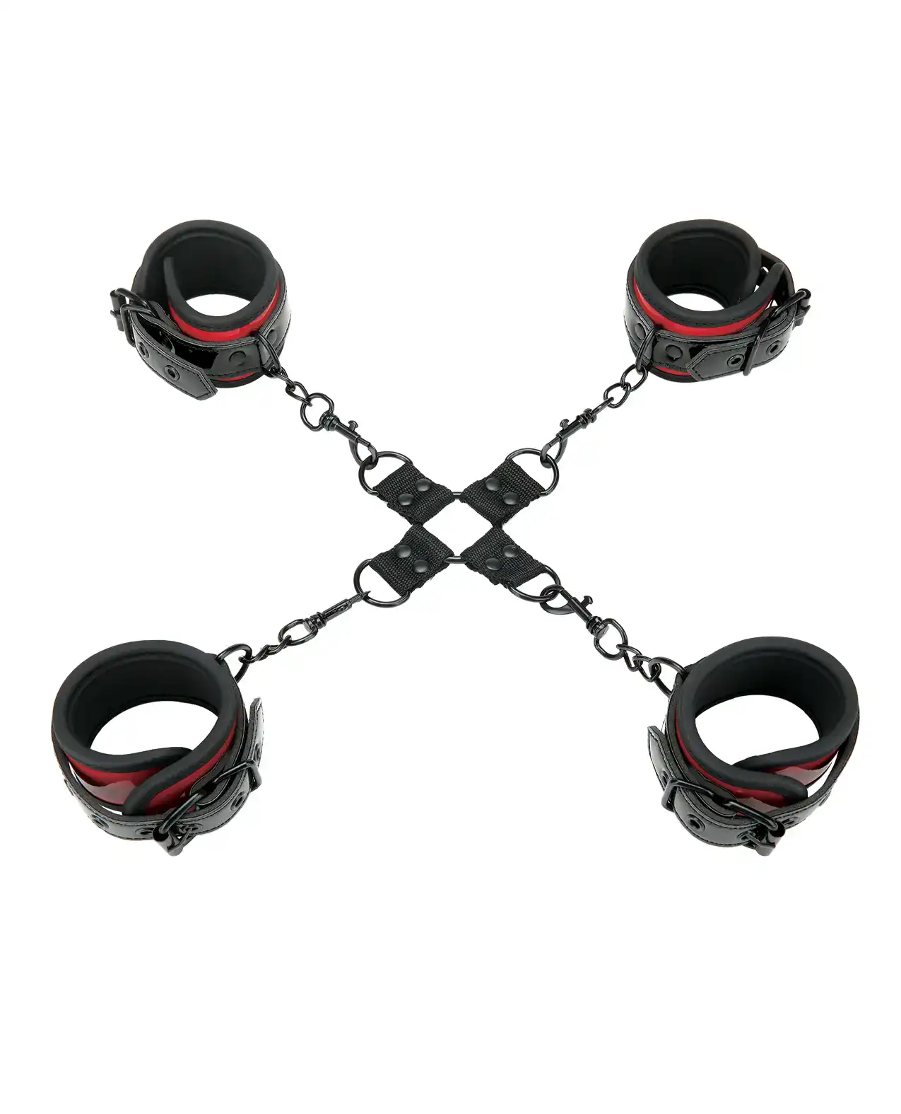 WhipSmart Heartbreaker Deluxe Hogtie - Black/Red - Image 2