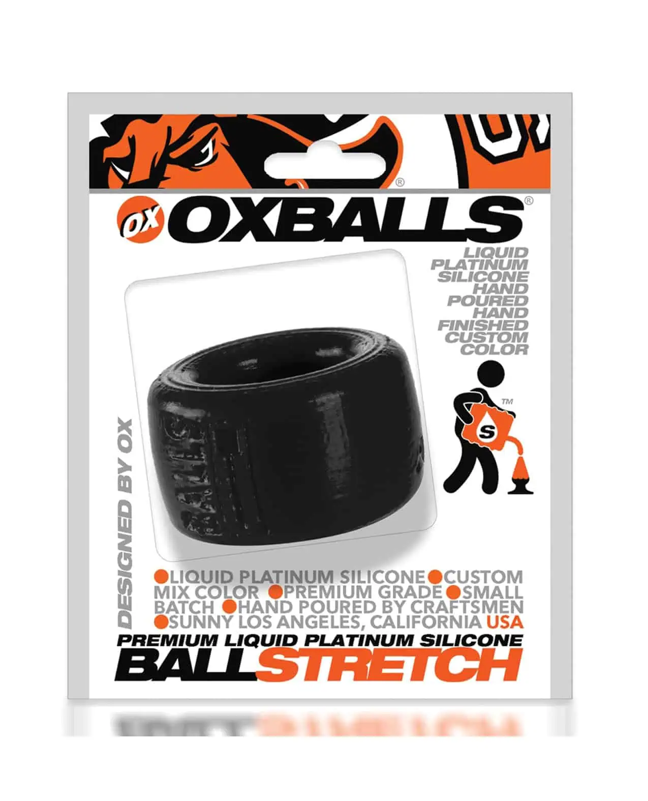 Oxballs Silicone Ball T Ball Stretcher - Black - Image 3