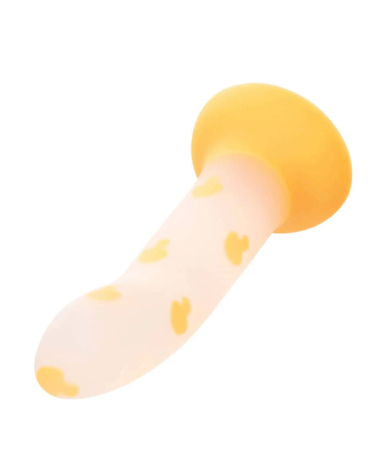 Glow Stick Mushroom Suction Cup Dildo - Gold - Image 3