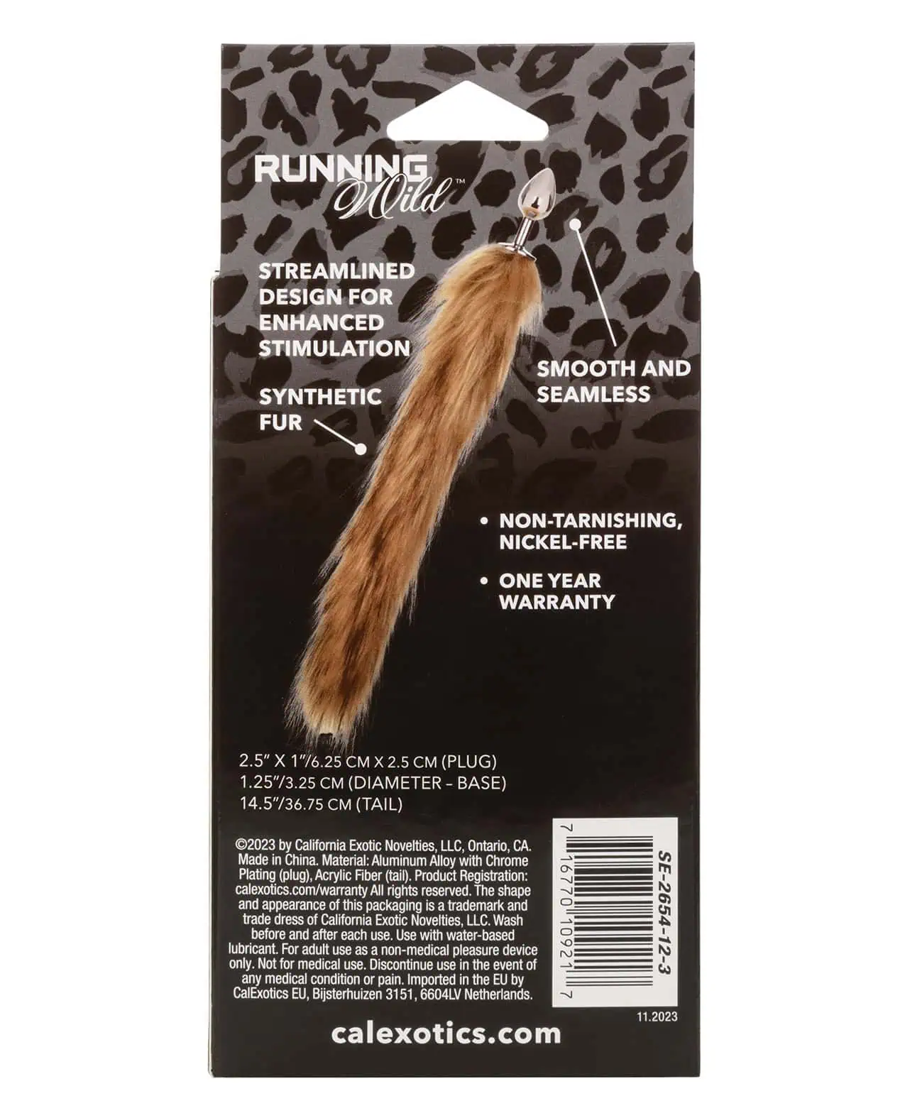 Running Wild Brown Tail Metallic Anal Probe - Image 4