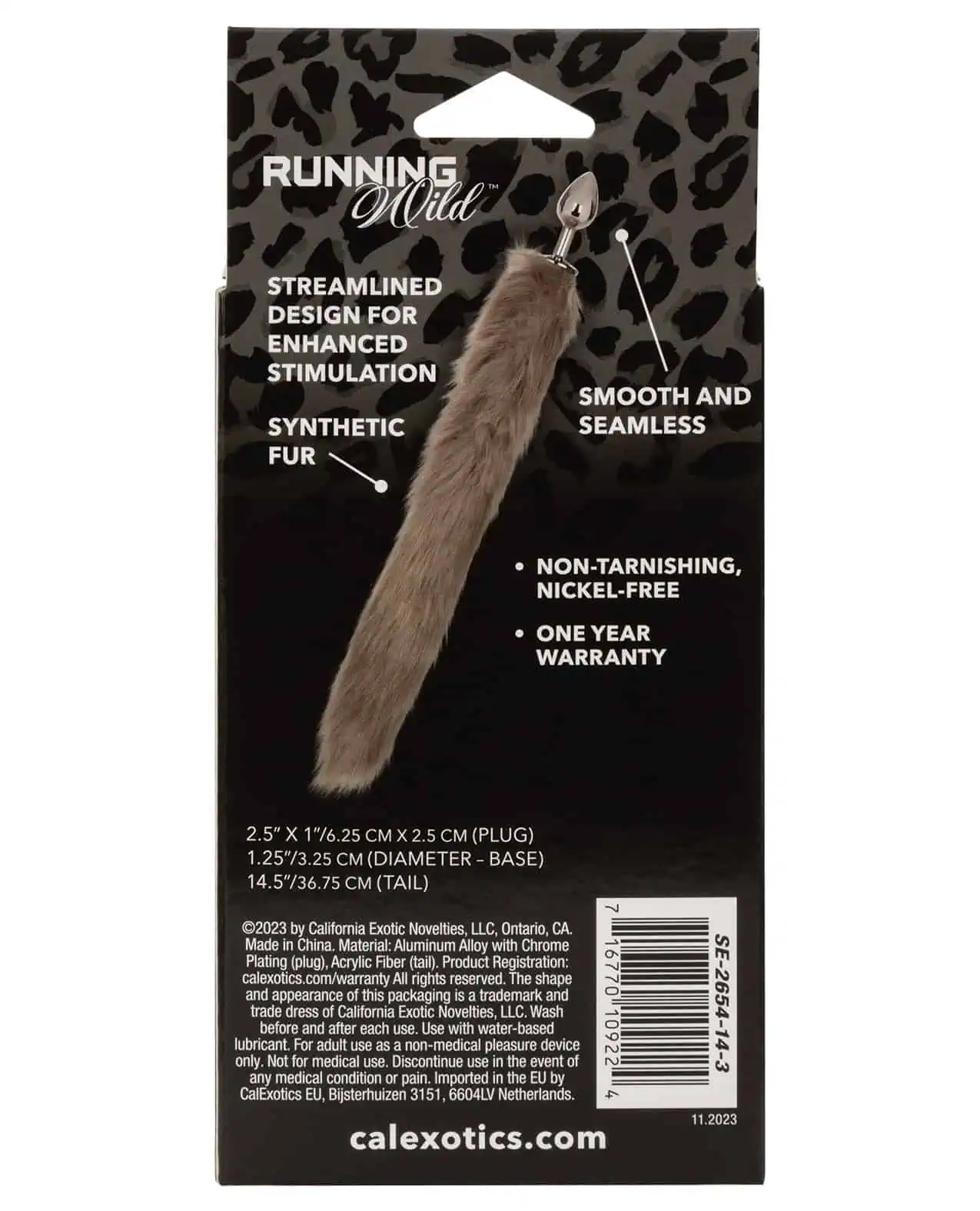 Running Wild Grey Tail Metallic Anal Probe - Image 4