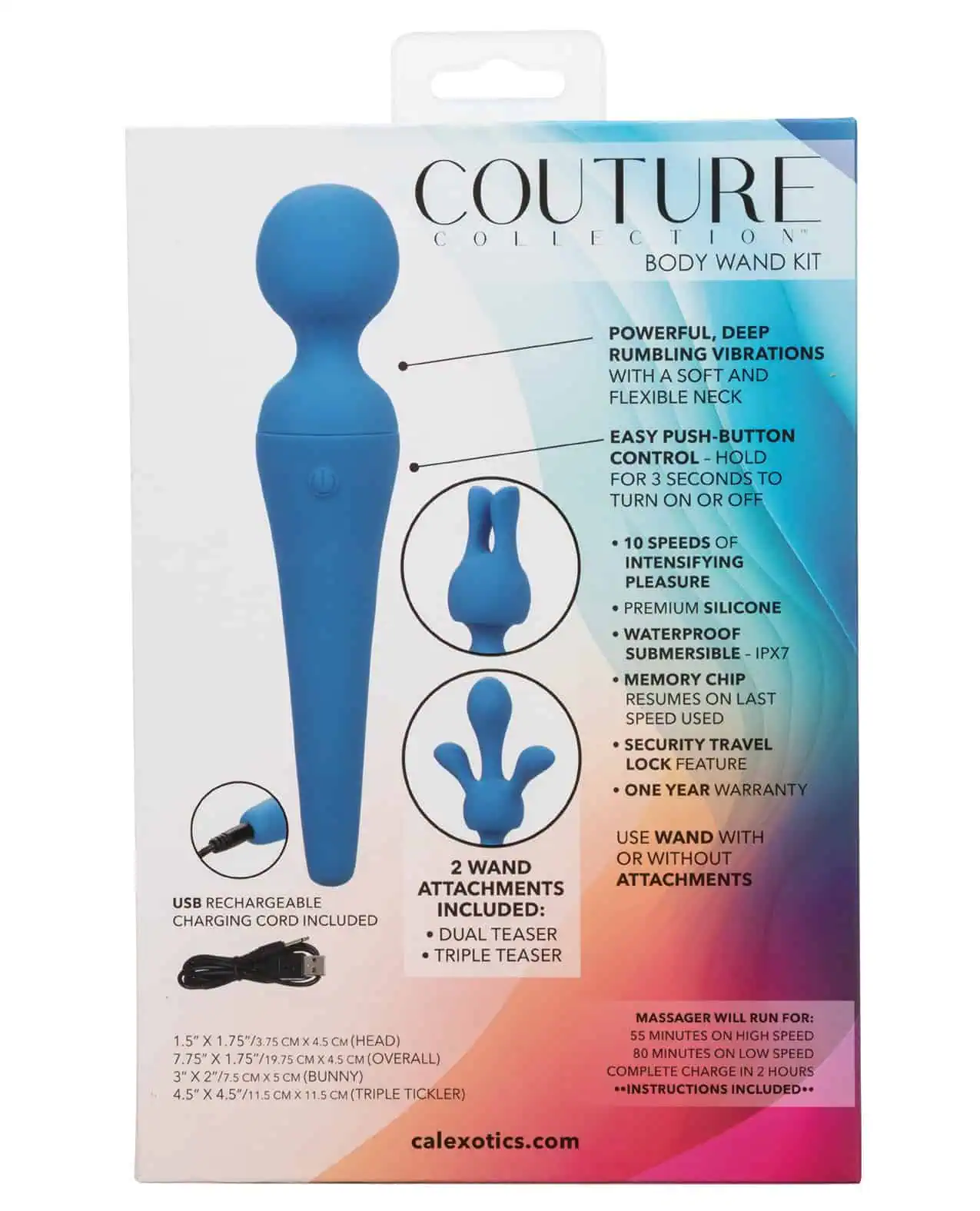 Couture Collection Body Wand Vibrator Kit - Image 3