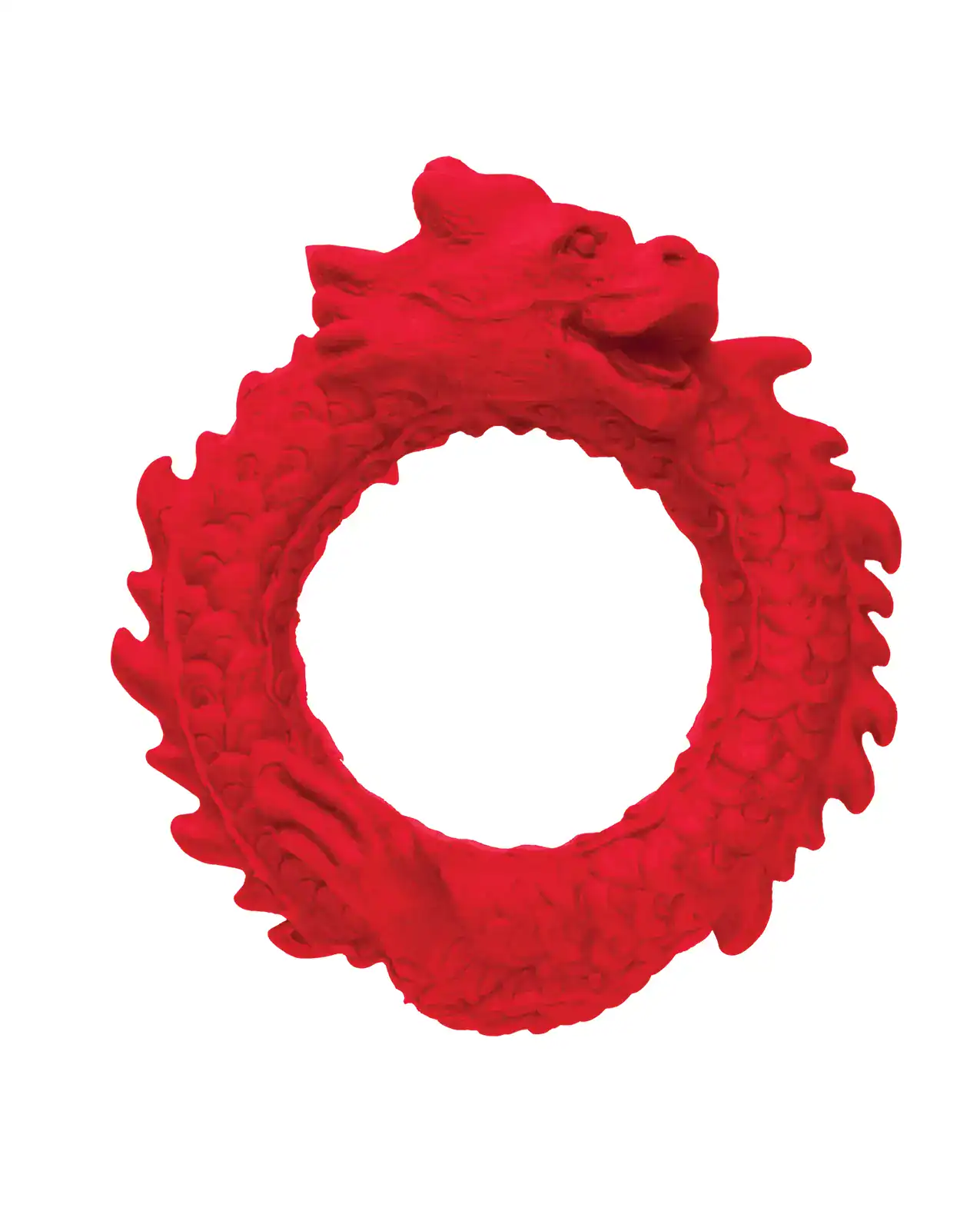 Creature Cocks Rise of the Dragon Silicone Cock Ring - Red - Image 2