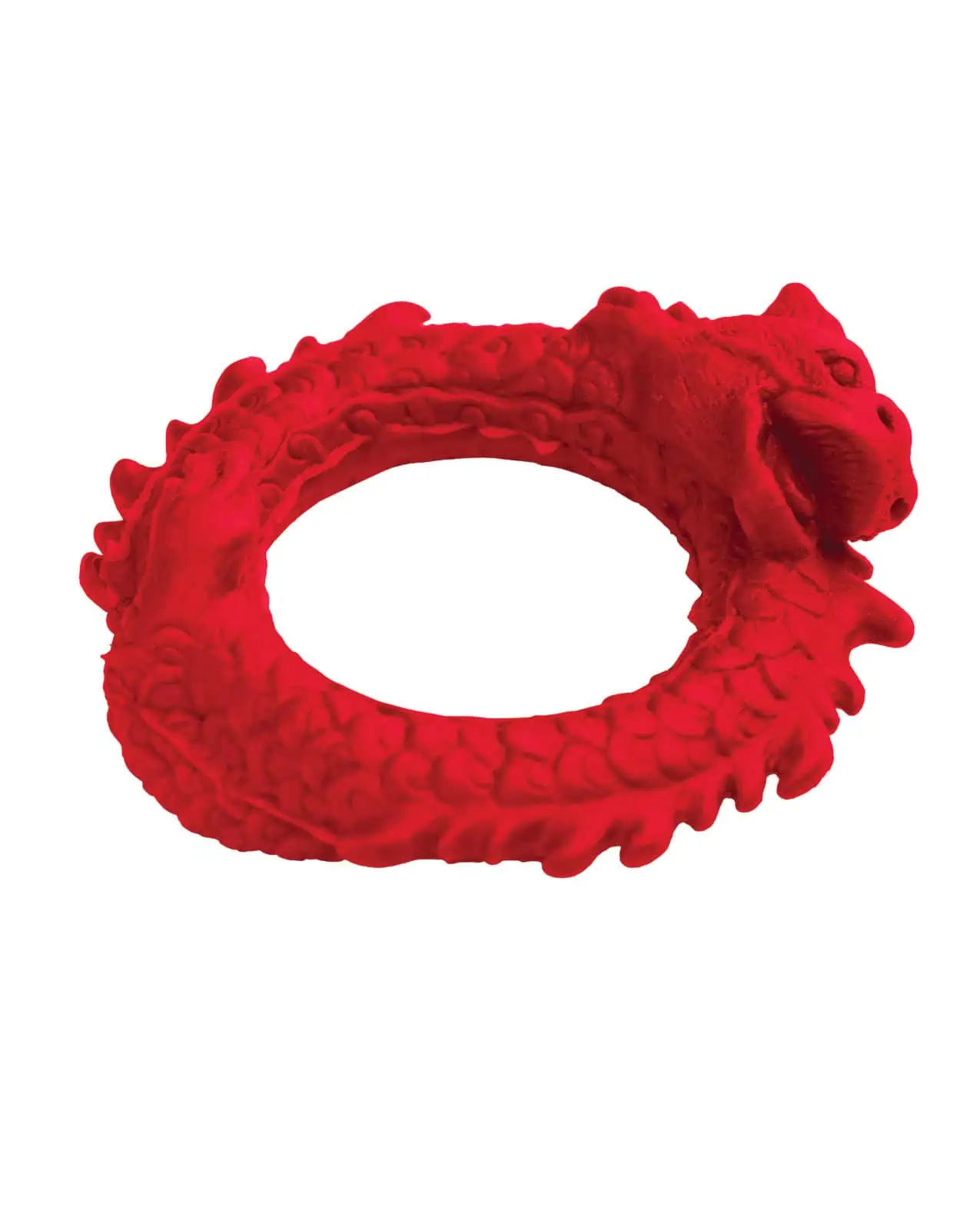 Creature Cocks Rise of the Dragon Silicone Cock Ring - Red - Image 3