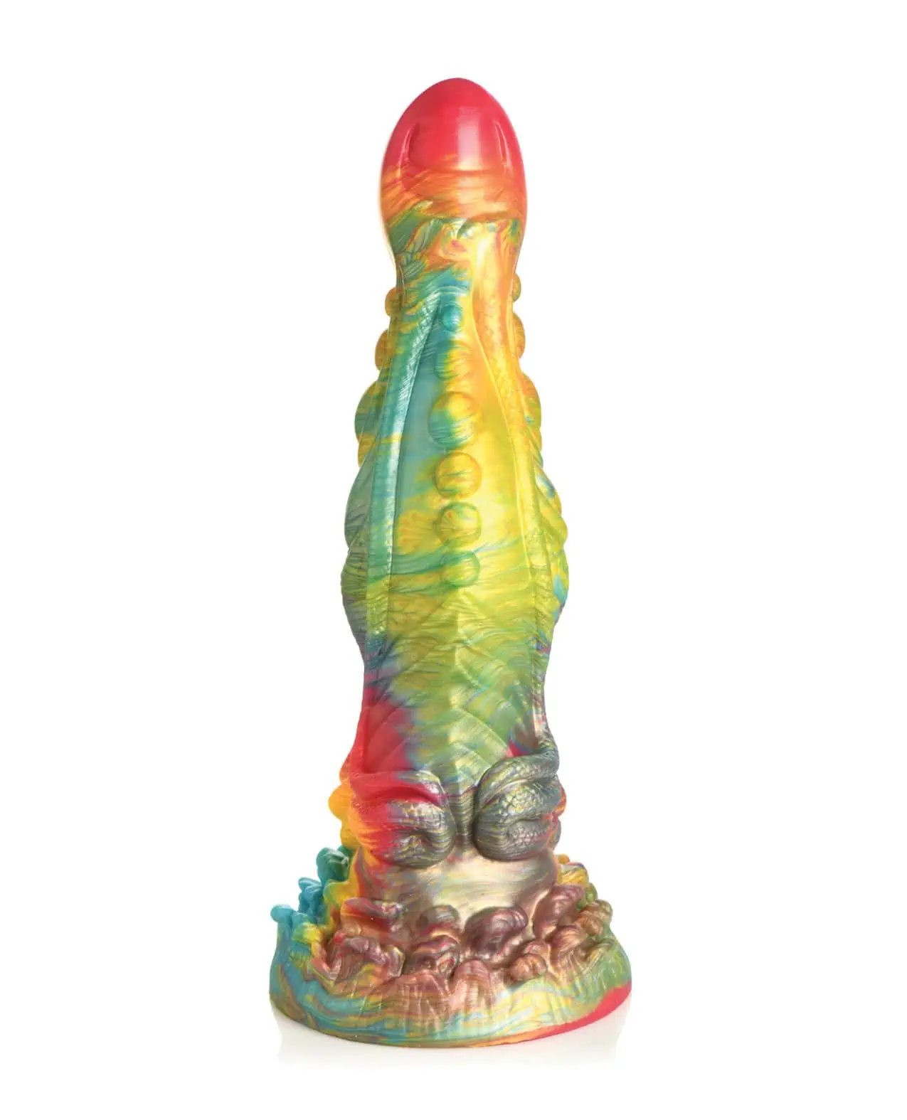 Creature Cocks Majestic Merman Silicone Dildo - Multi Color - Image 3