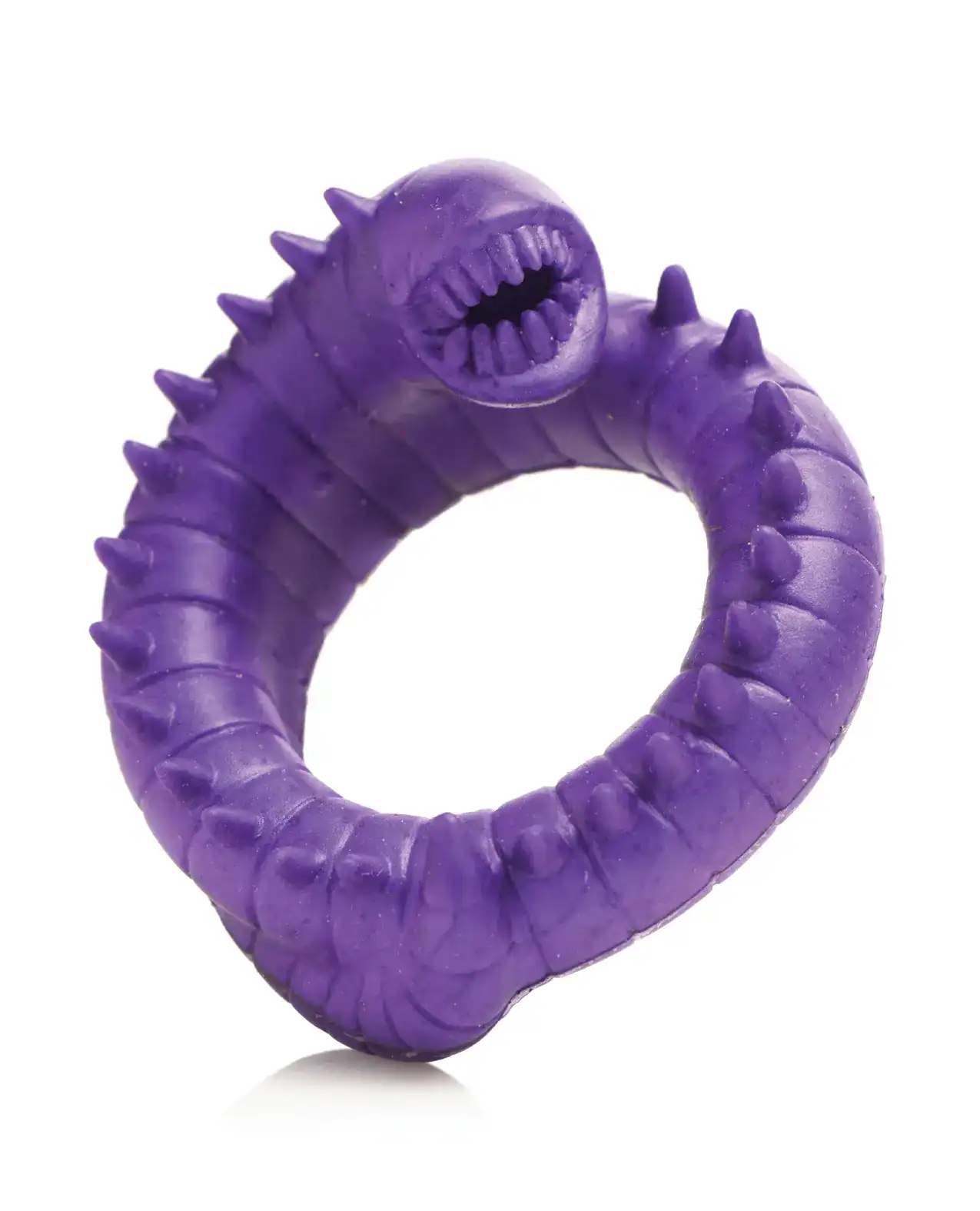 Creature Cocks Slitherine Silicone Cock Ring - Purple - Image 2