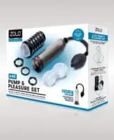 ZOLO 6 pc Pump & Pleasure Set - Black - Image 1