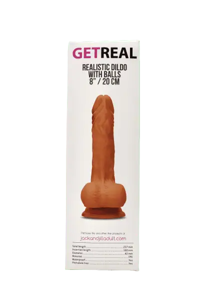 GETREAL Realistic Dildo With Balls 8
