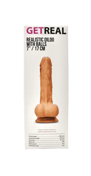 GETREAL Realistic Dildo With Balls 7