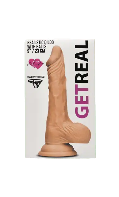 GETREAL Realistic Dildo With Balls 9