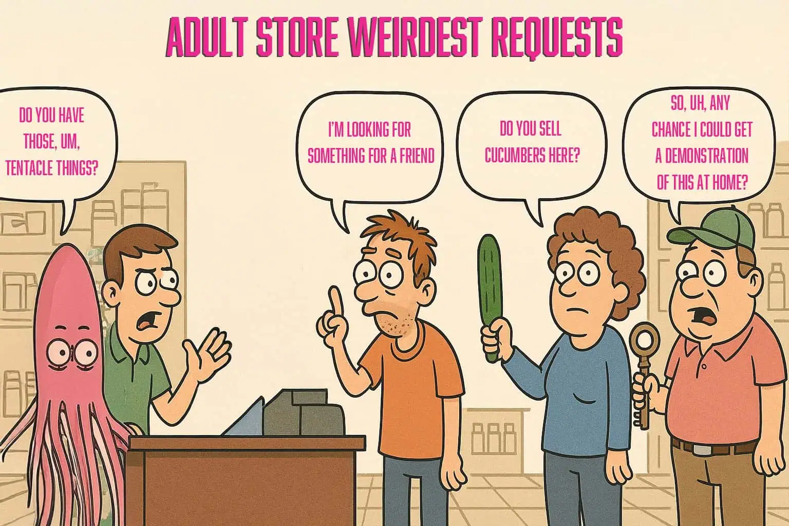 Adult Store Weirdest Requests