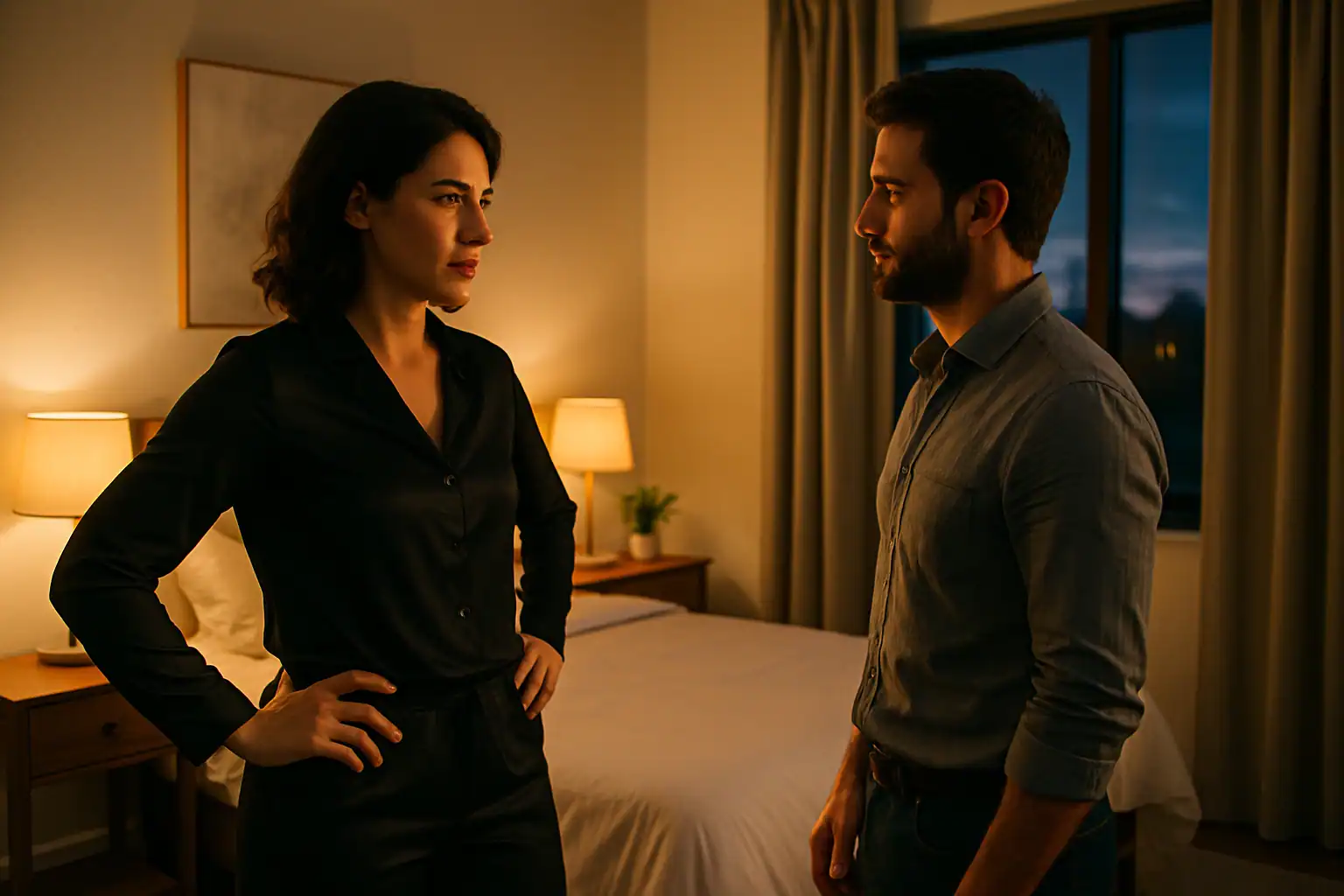 Alpha Woman in the bedroom