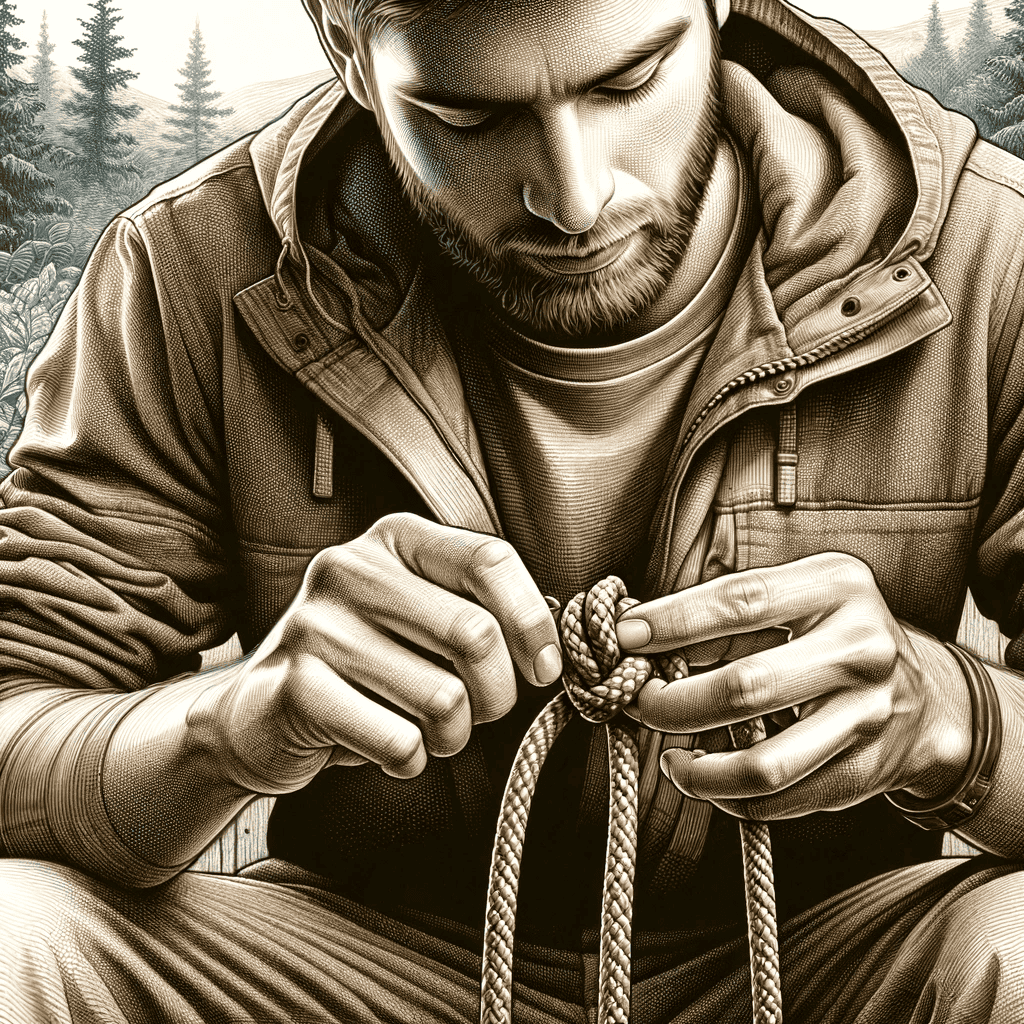 Learning the art of knots and ties for bondage
