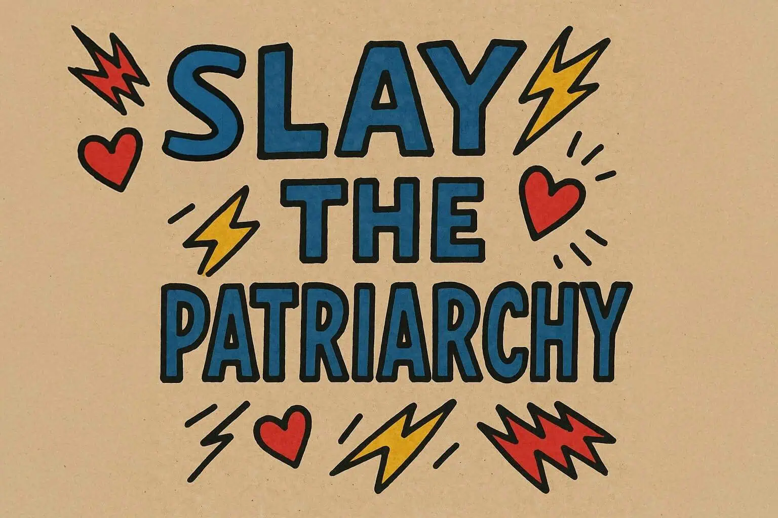 Slay The Patriarchy Sign