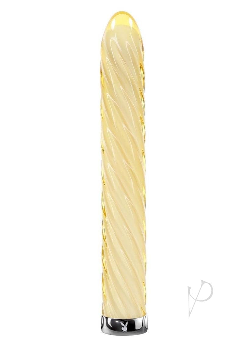 Playboy Twist of Fate Rechargeable Glass Twirling Vibrator