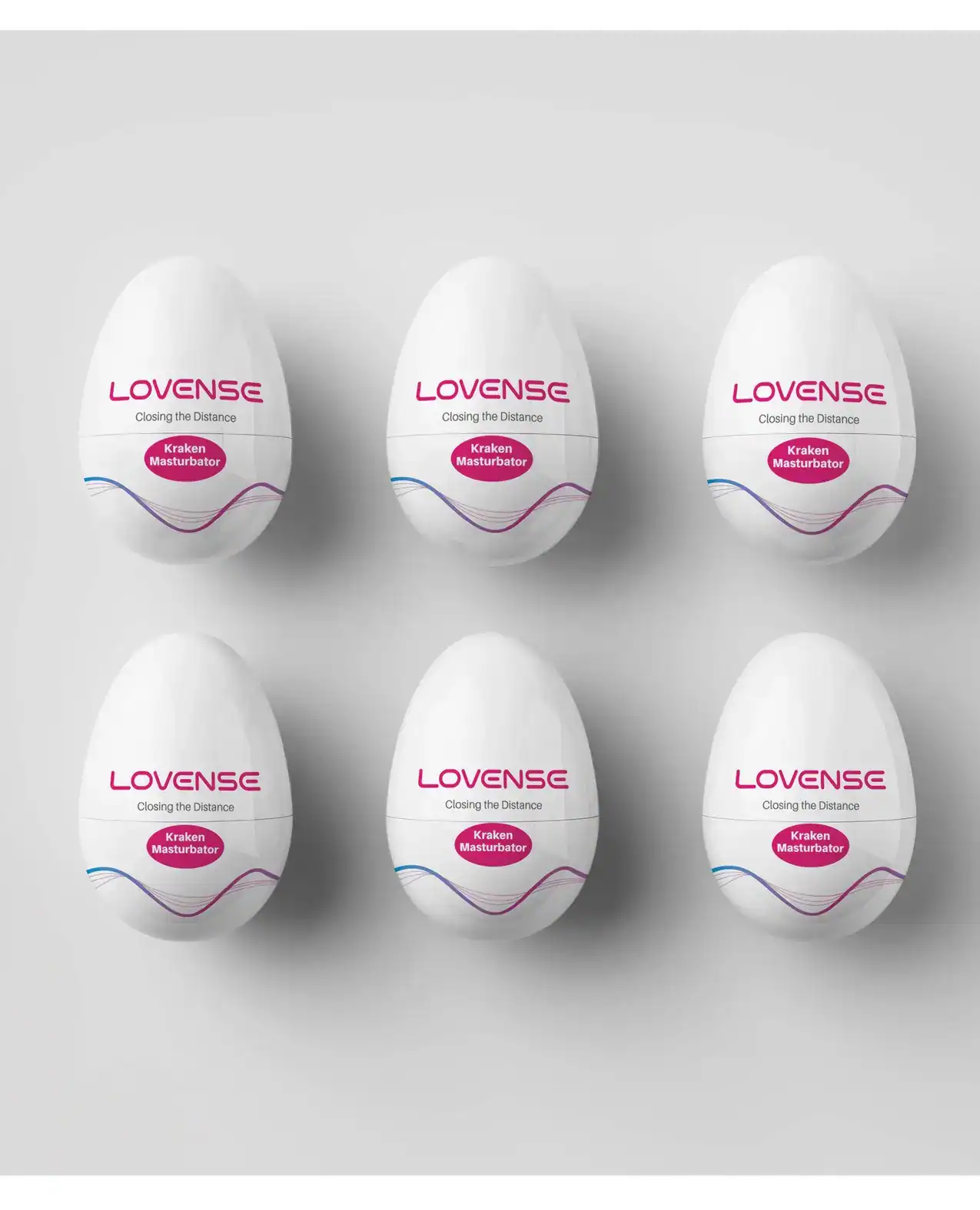Lovense Kraken Egg 6-Pack – White