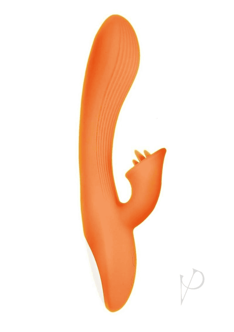 Goddess Lavish Desire Rechargeable Silicone Vibrator – Orange