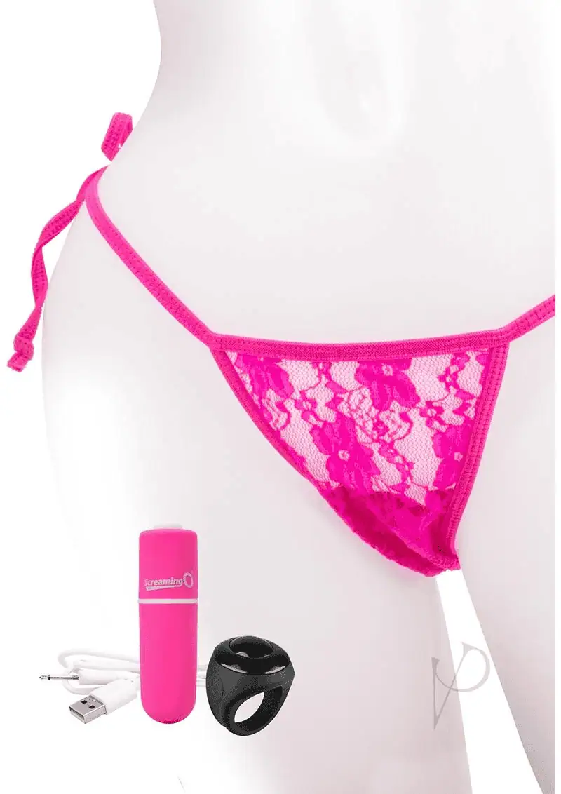Screaming O My Secret Charged Remote Control Panty – Pink