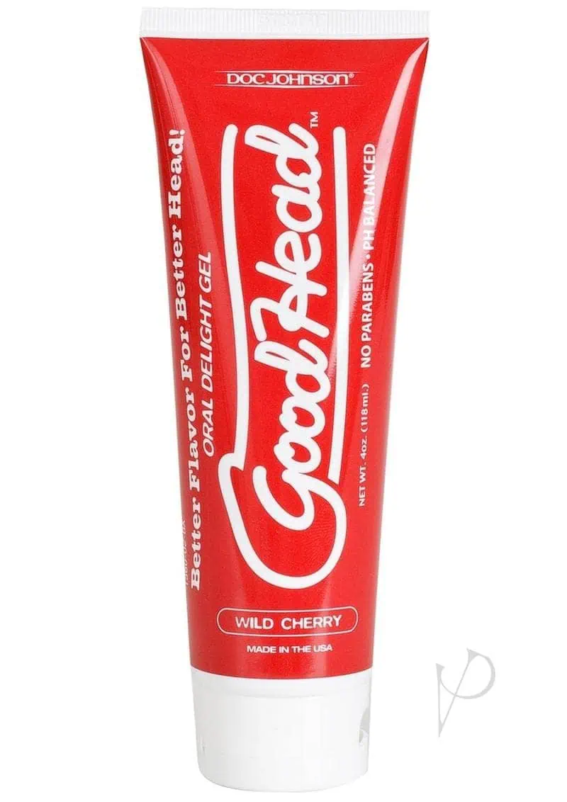 Good Head Oral Gel – 4 oz Wild Cherry