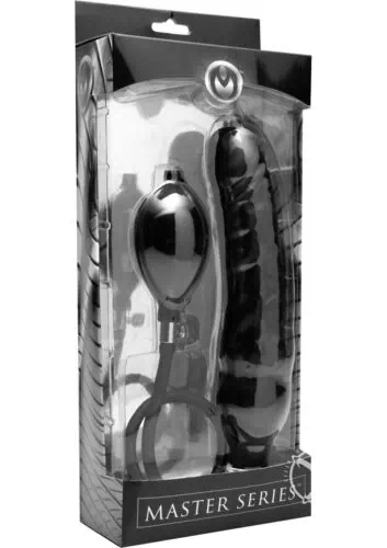 Primal Inflatable 8.5in Dildo - Black