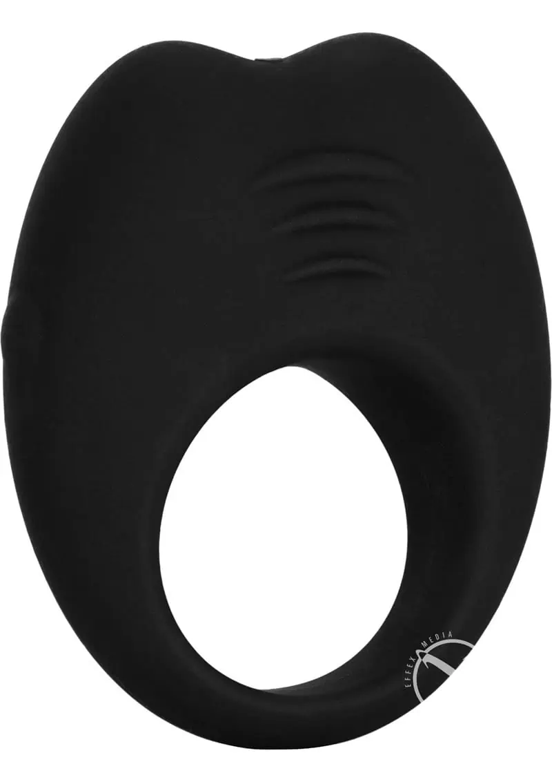 COLT Silicone Rechargeable Cock Ring - Black - Image 2