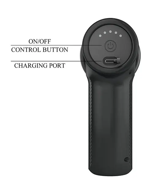 Pretty Love DJ Doctor Thrusting Gun Massager - Black - Image 8