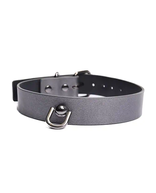 Gunmetal Glam Collar & Leash w/Removable Chain - Image 3