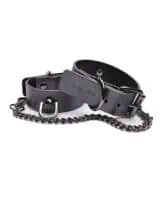 Gunmetal Glam Cuffs w/Removable Chain - Image 3