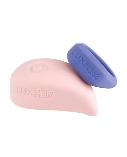 Kiiroo Luxus Couples Cock Ring Combo - Blue - Image 3