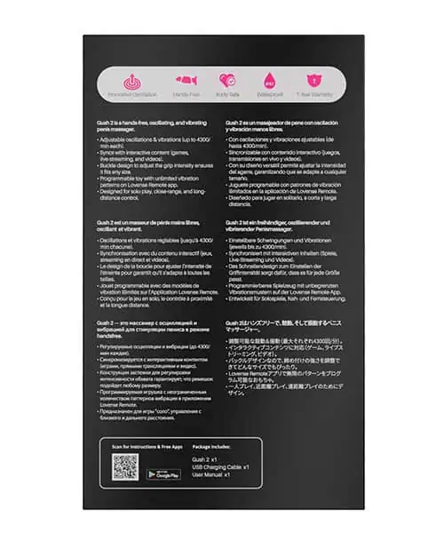 Lovense Gush 2 Handsfree Masturbator - Teal - Image 8