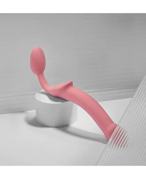 Strap-on-Me Semi-Realistic Bendable Strap-on - Pink - Image 3