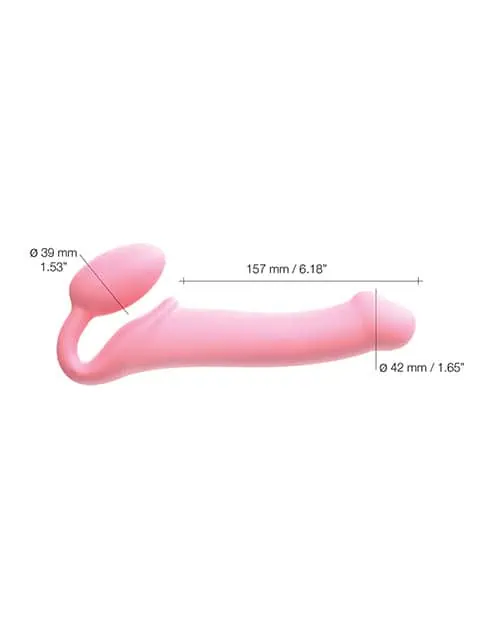 Strap-on-Me Semi-Realistic Bendable Strap-on - Pink - Image 5