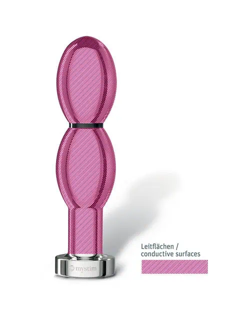 Mystim O(h!)-thello e-Stim Oval Aluminum Dildo - Image 5