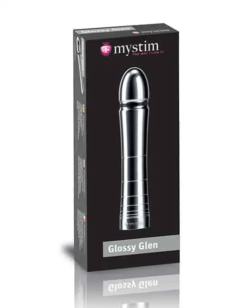 Mystim Glossy Glen e-Stim Aluminum Dildo