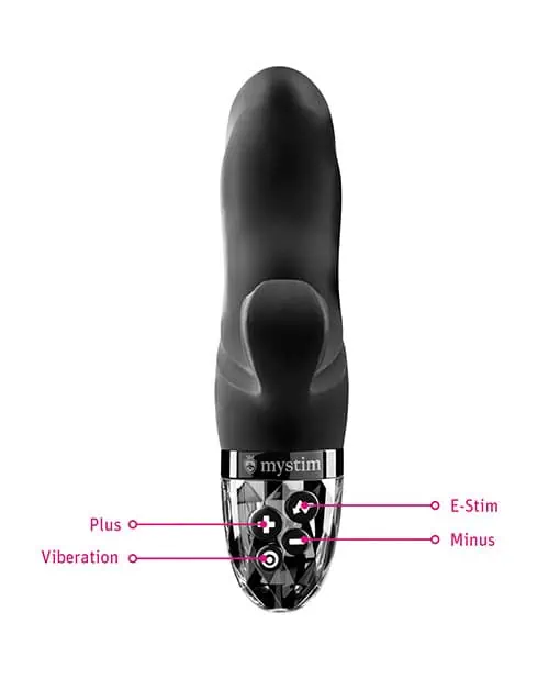 Mystim Hop Hop Bob eStim Vibrator - Black - Image 3