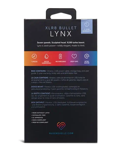 Nu Sensuelle Lynx Bullet with Nitro Motor - Magenta - Image 6