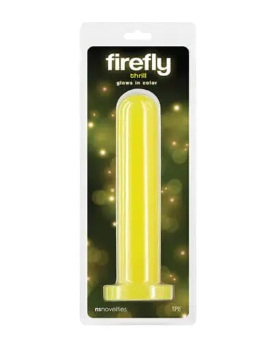 Glow in the Dark Dildo - Large - Yellow