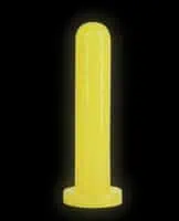 Glow in the Dark Dildo - Large - Yellow - Image 3
