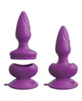 Threesome Wall Banger Plug - Purple - Image 4