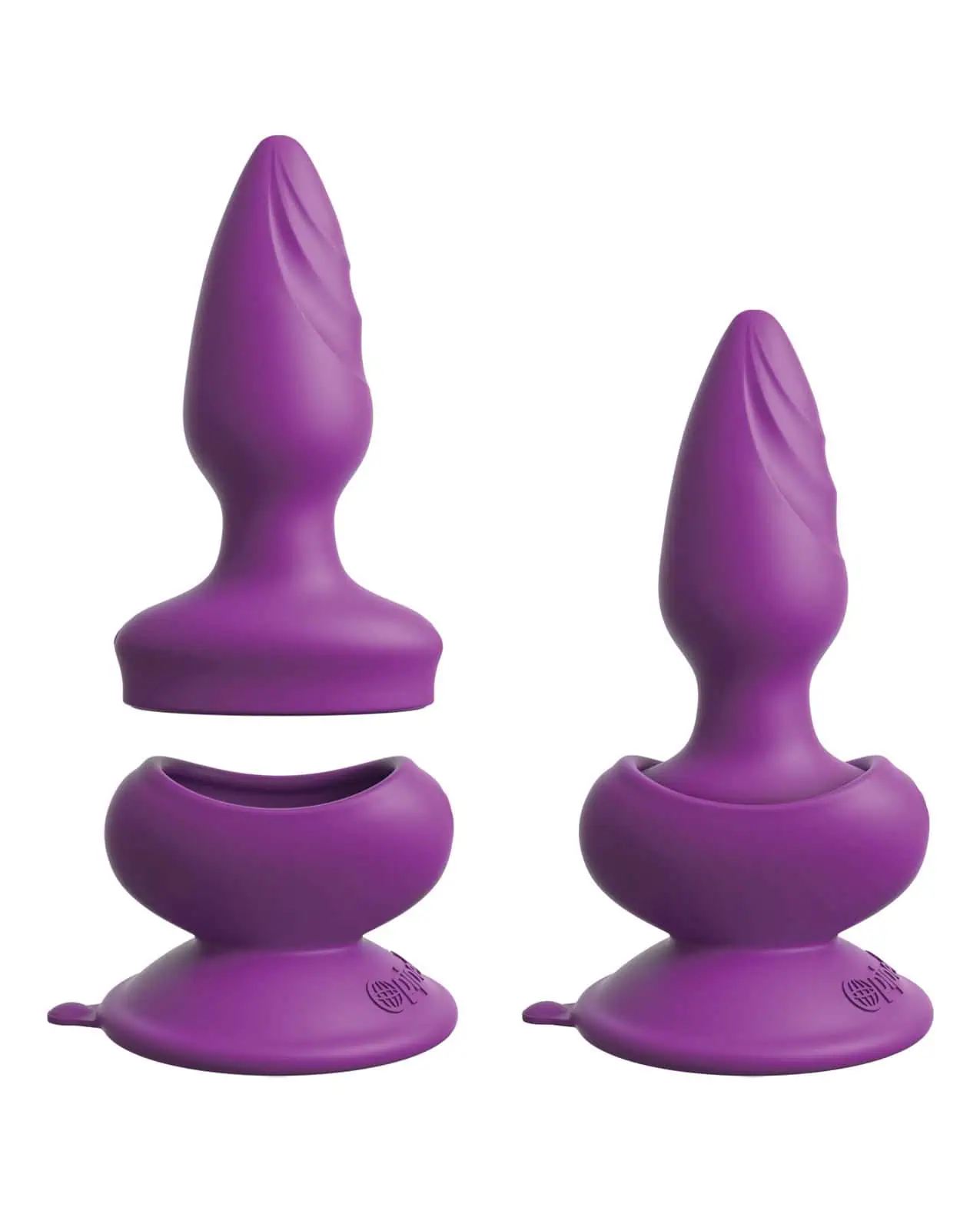 Threesome Wall Banger Plug - Purple - Image 4