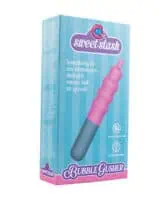Rock Candy Bubble Gusher Stimulator - Pink/Grey - Image 3