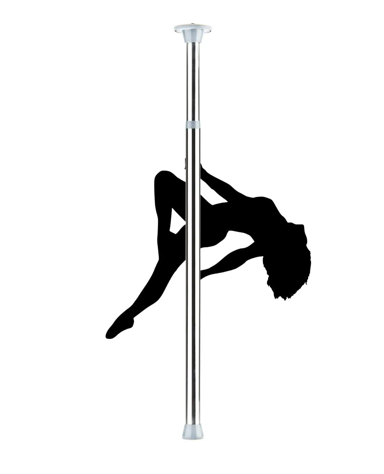 Shots Ouch Dance Pole - Silver - Image 2