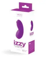 VeDO Izzy Rechargeable Clitoral Vibe - Violet Vixen - Image 1