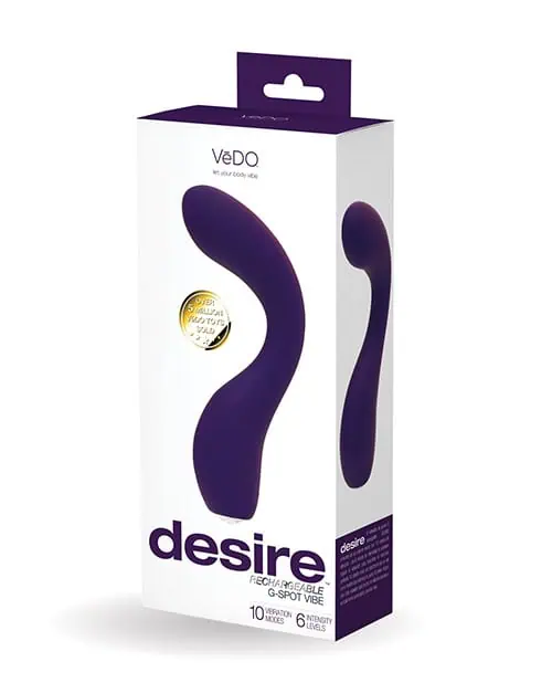 VeDo Desire Rechargeable G-Spot Vibe - Purple - Featured Image
