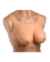 Master Series Perky Pair D Cup Silicone Breasts - Light - Image 2
