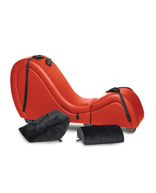 Master Series Kinky Couch Detachable Sex Chaise Lounge - Red - Featured Image