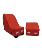 Master Series Kinky Couch Detachable Sex Chaise Lounge - Red - Image 2