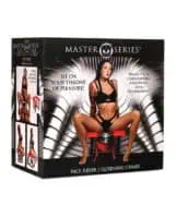 Master Series Face Rider Queening Chair - Black/Red - Image 1