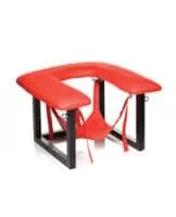 Master Series Face Rider Queening Chair - Black/Red - Image 2